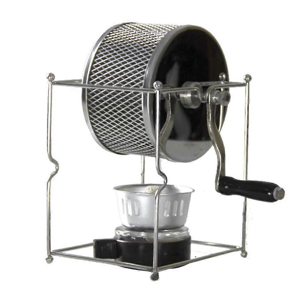 Portable Manual Coffee Bean Roaster Stainless Steel Mill Hand Crank