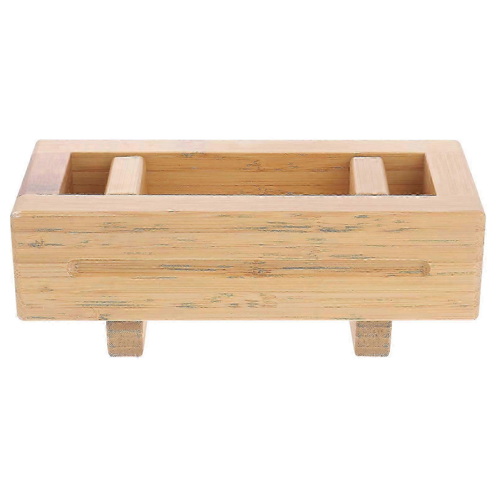Bamboo Wooden Rectangular Sushi Press Mold Kit for DIY Sushi Making Tools