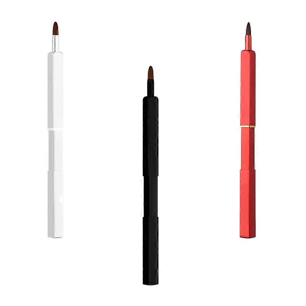 Lipstick Brush Makeup Tool for Professional Use 3Pcs Lip Applicators Set
