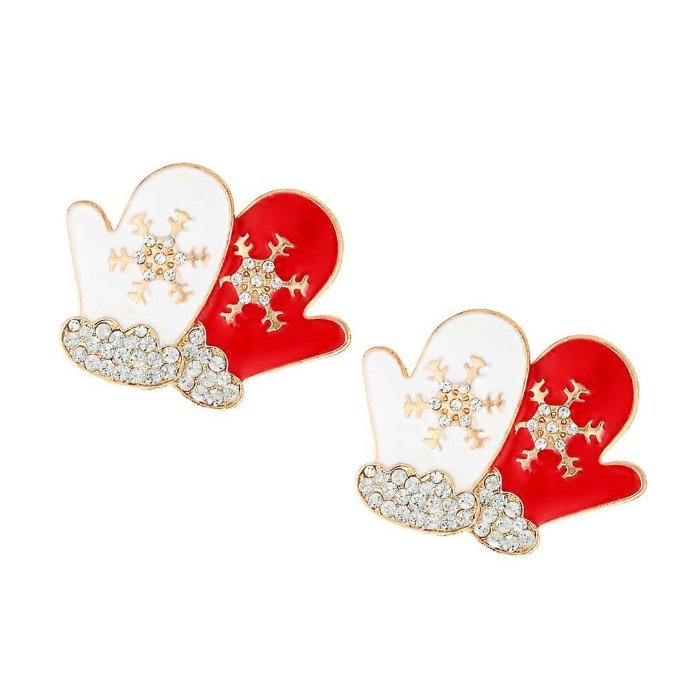 Women Stocking Stuffers Snowflake Shape Elegant Style 2Pcs