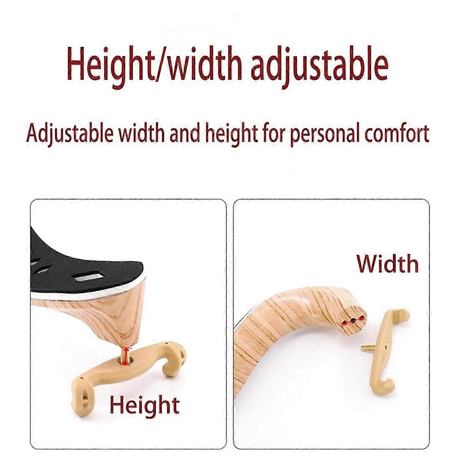 IRIN Violin Shoulder Rest, Violin Chin Rest for 4/4 Size, Shoulder Rest with Adjustable Design for H