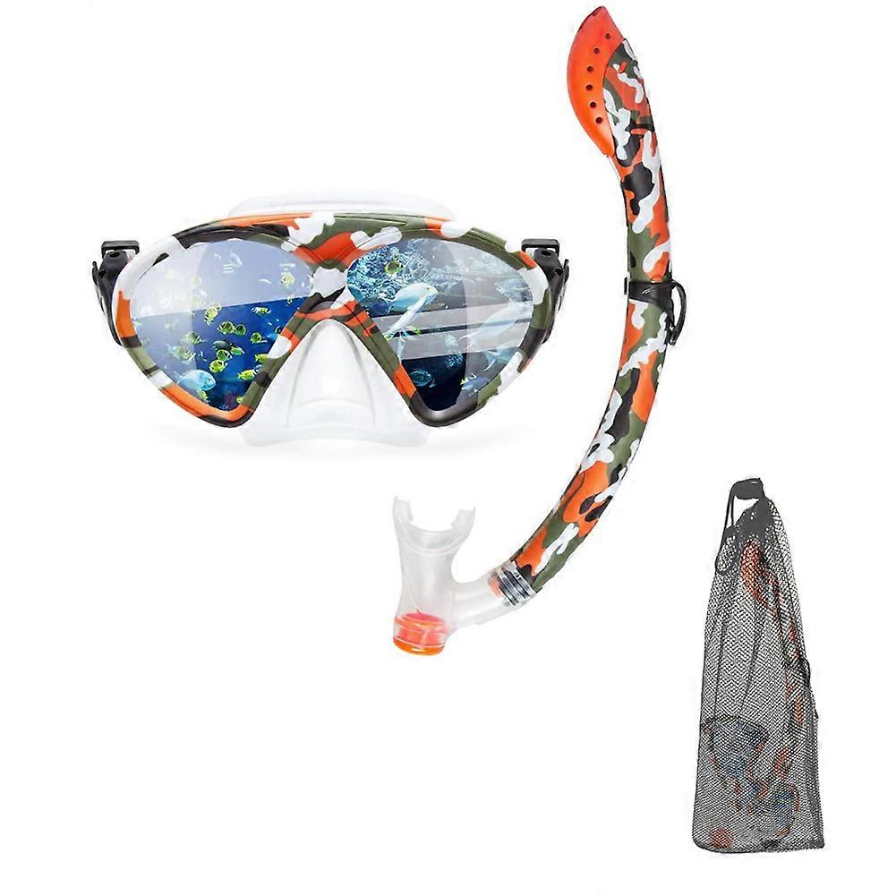 Snorkeling Equipment with Anti-Fog Coating, Easy-to-Use Design for Effortless Discovery of Underwater Wonders