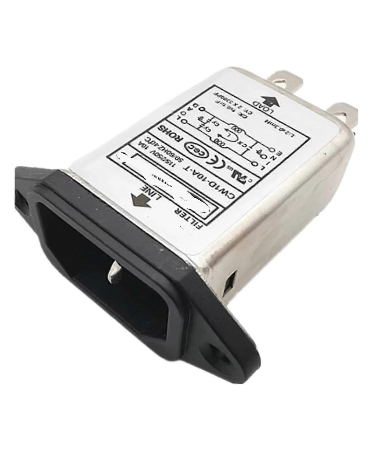 Mitversicherung Buchse Power Filter CW2A-10A-T 220V 10A 6A Single-Phase Outlet CW1D-10A-T Specifications