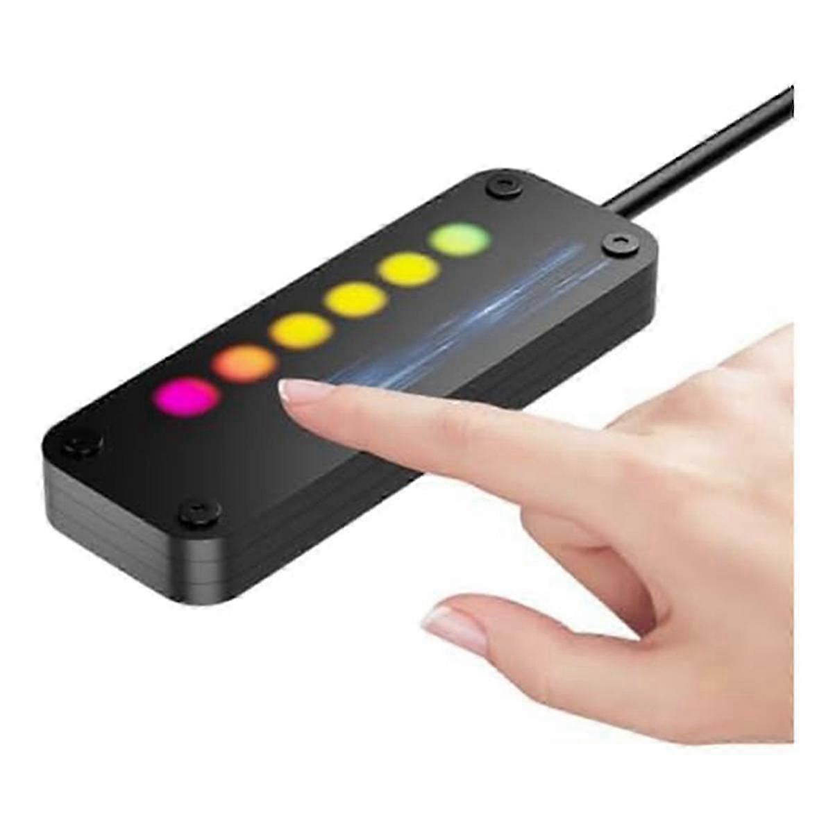 Touch Sliding Control for Desktop Computer Power with 4M Cables and LED On/Off