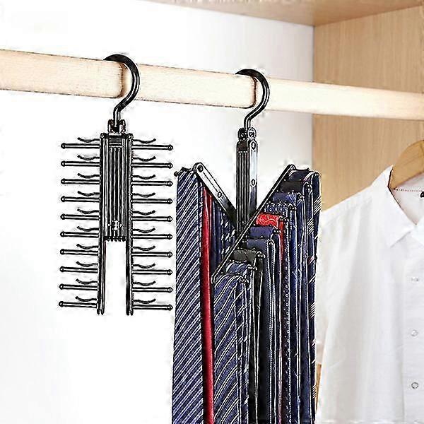 Adjustable 360 Degree Rotating Storage Rack for 20 Flies in Black
