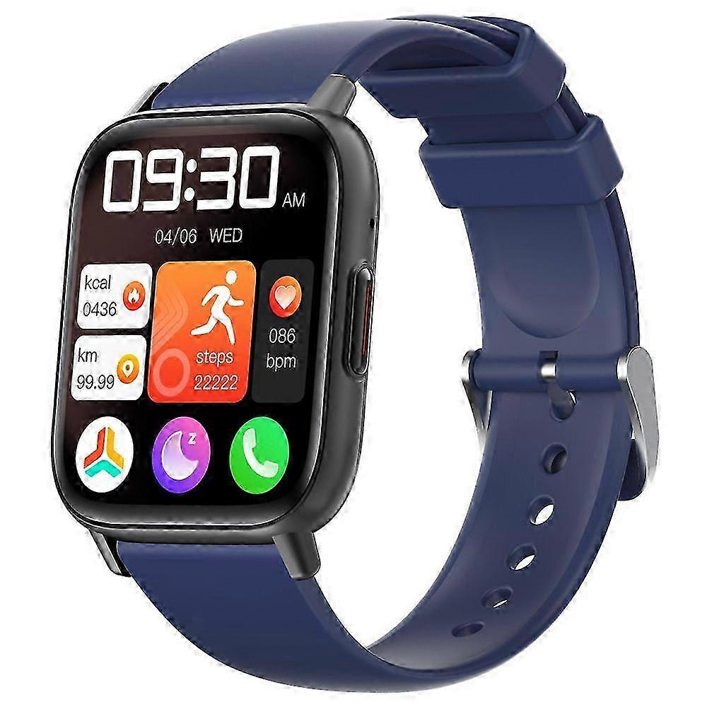Ultrathin Smart Watch DM80 Heart Rate Blood Oxygen IP68 Waterproof AI Voice Assistant Bluetooth Calling