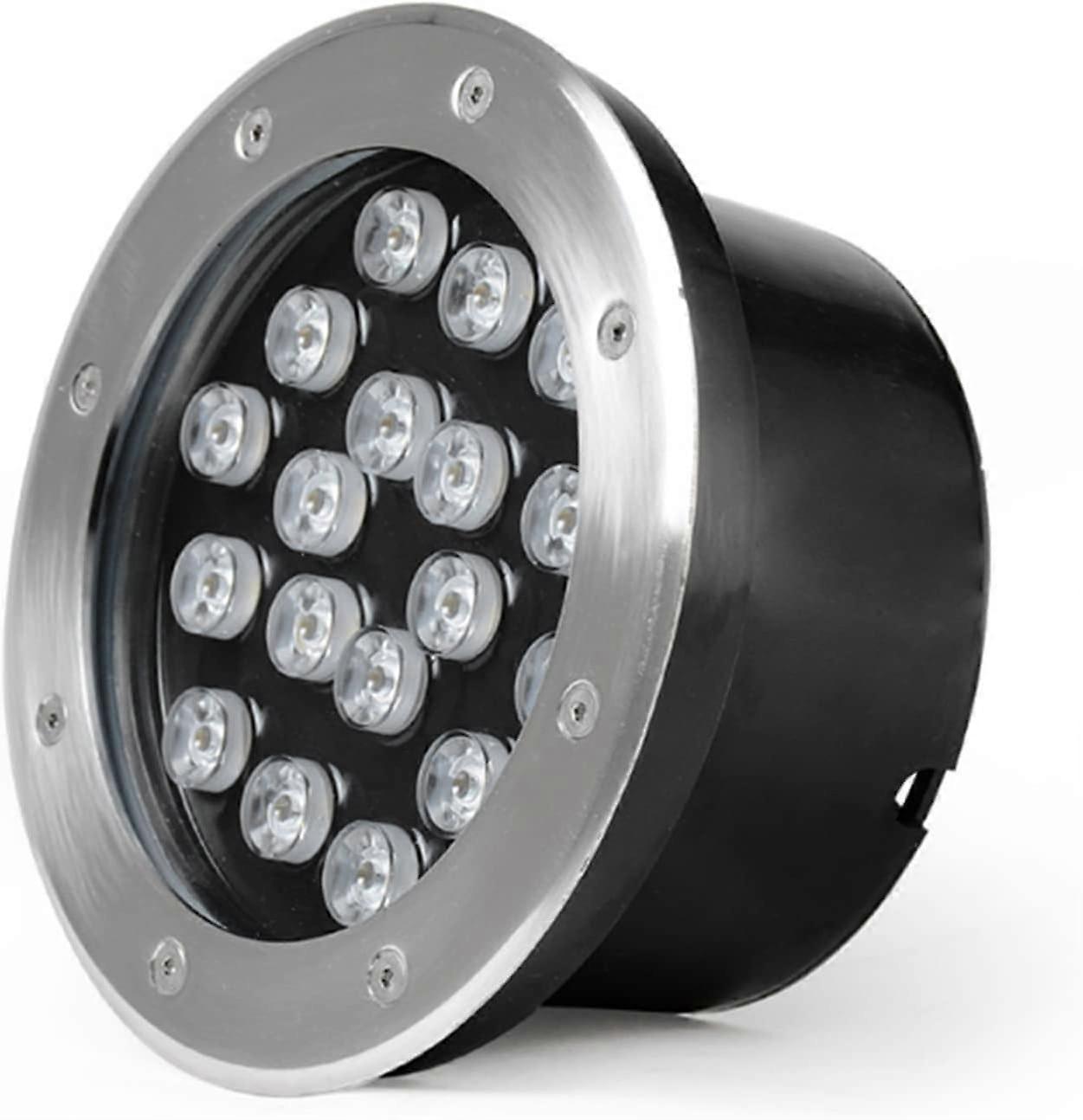 Ground light, low voltage, round landscape lamp, IP65, waterproof, LED recessed light for driveway, garden, walkway, terrace. Ref: 8528