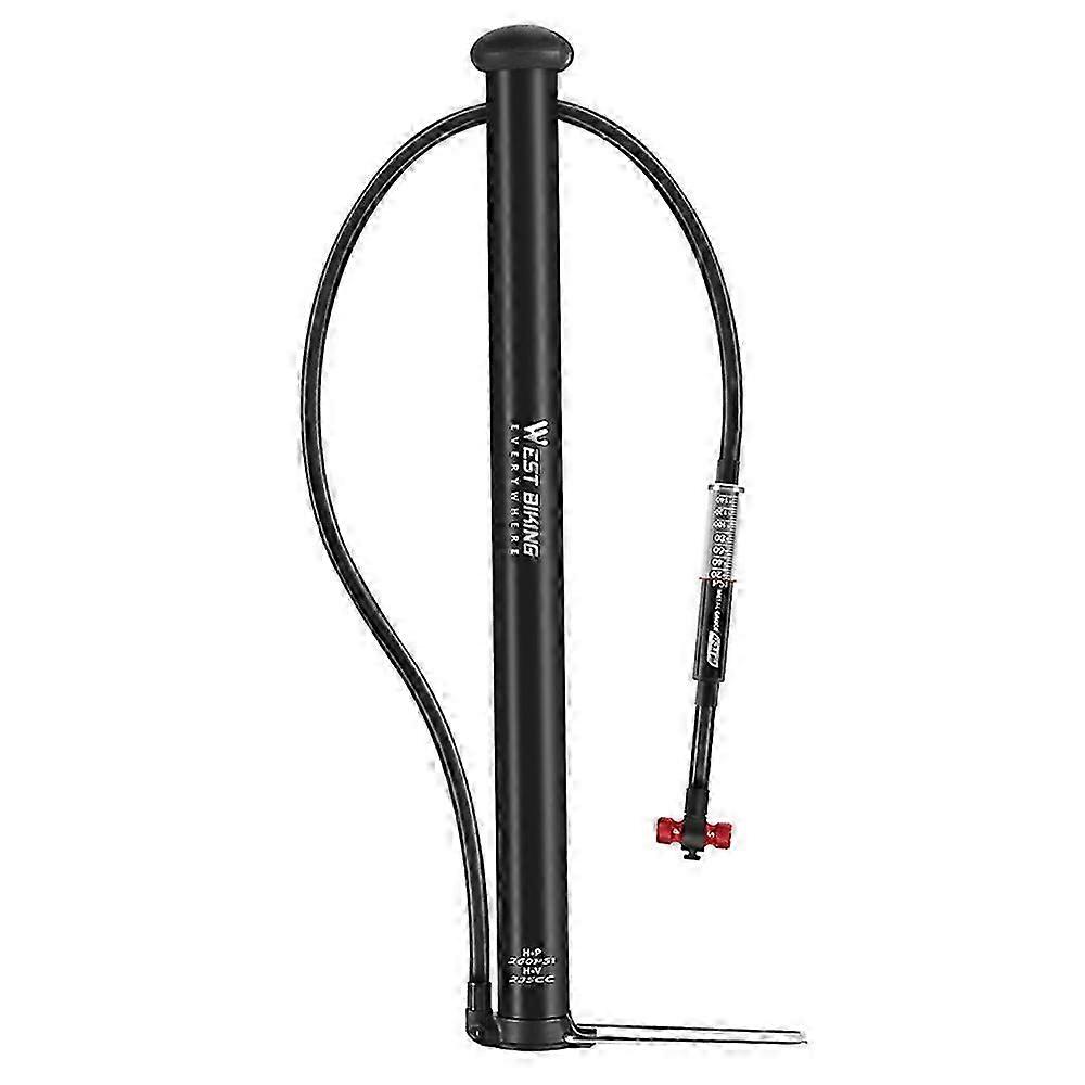 High-Pressure Bicycle Tire Inflator with Self-Rebounding