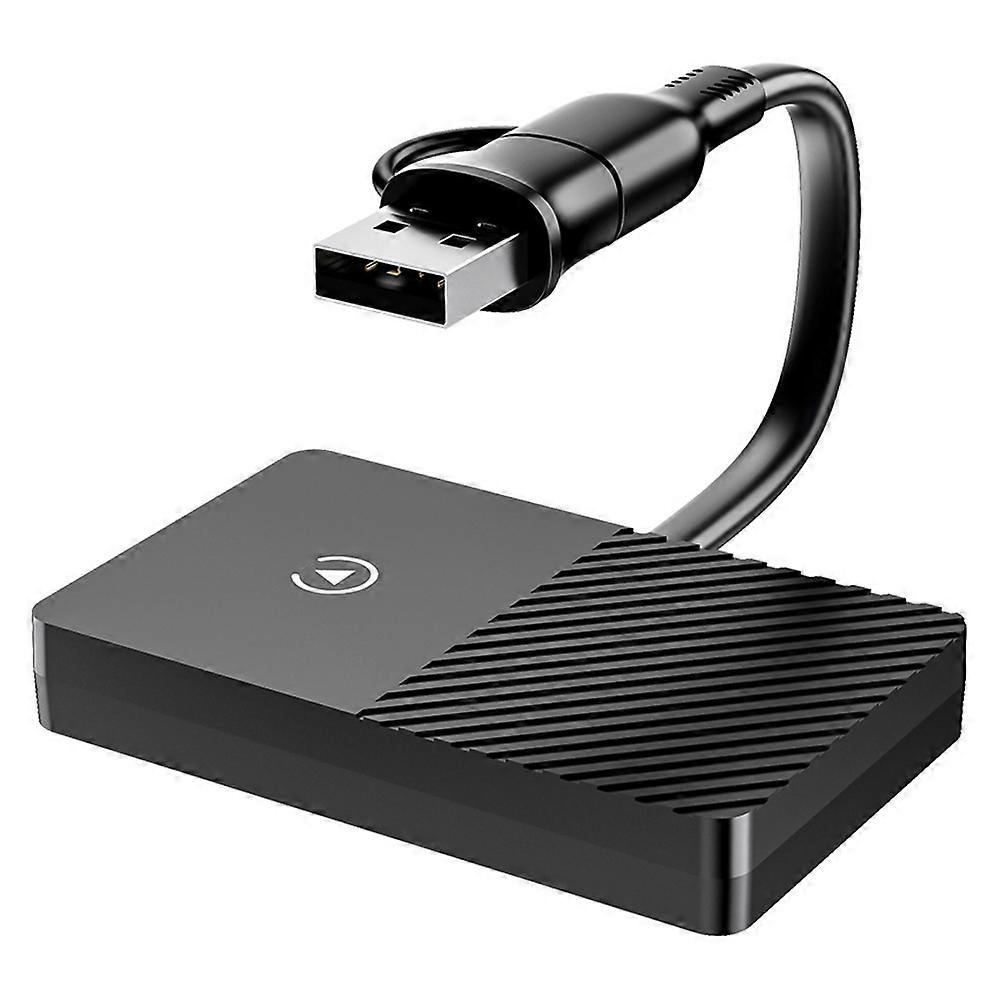 A1 Carplay Android Auto 2 in 1 Wireless Adapter USB-A Type-C Wired to Wireless Dongle for iPhone And