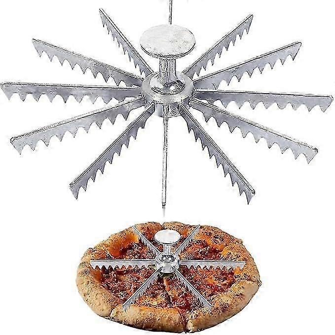 Pizza Cutter, Adjustable Cake Divider Tool for Perfect Slices, Plastic Baking Gadget for Cheesecake, Pizza & Pies, Uniform Pie Separator for Home Bake