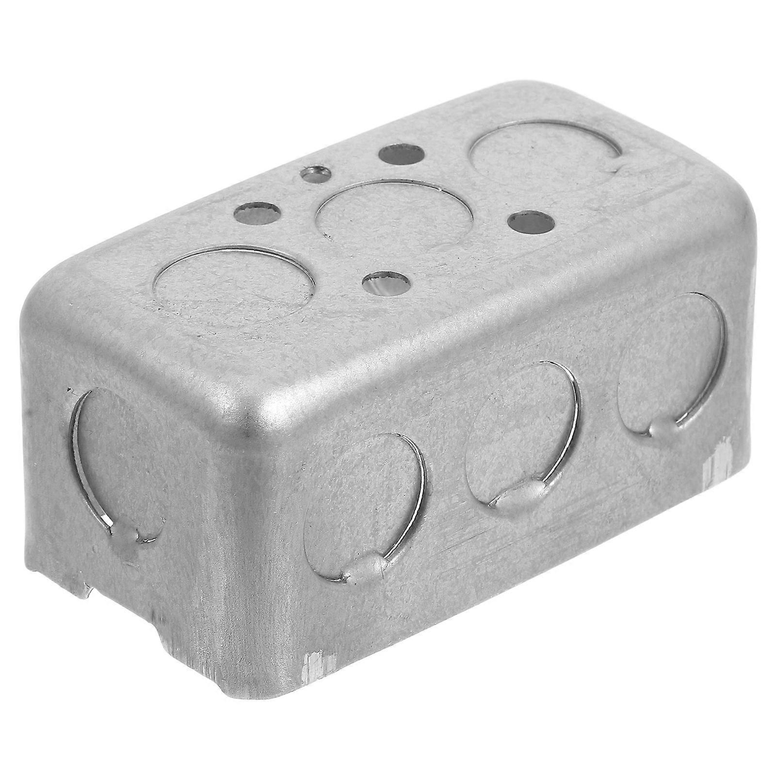 Electric Box for Connecting Silver Iron Socket Box Easy to Install with Standards Compliance