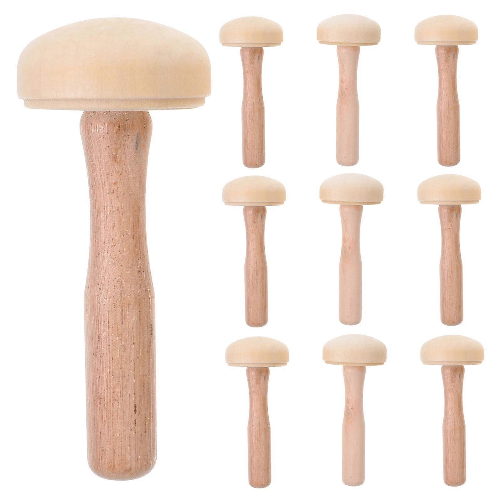 Multi-Function Knitting Mushroom Kit Diy Sewing Mushroom Craft Projects 10Pcs