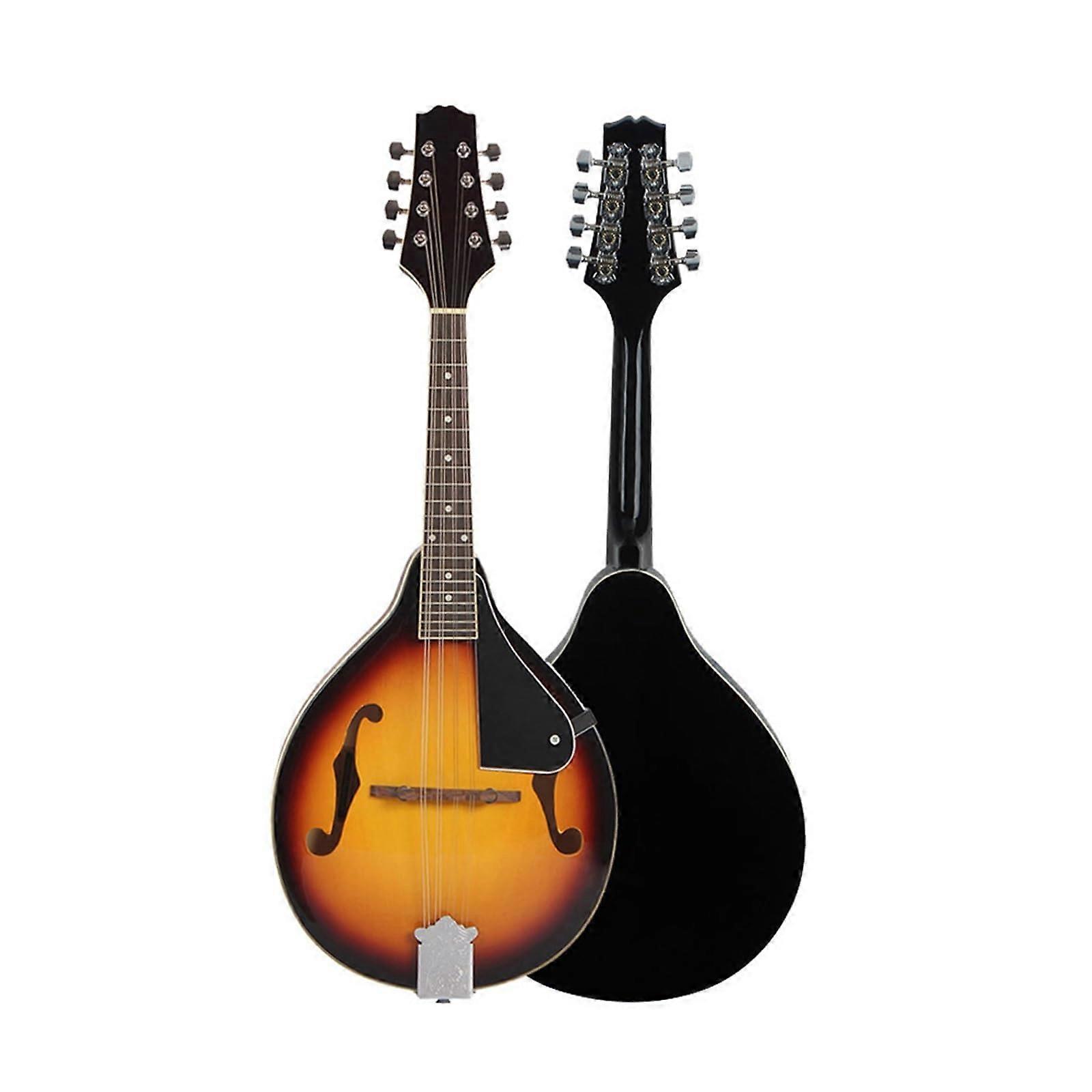 Mandolin Instrument Eight-String Mandolin Yellow Musical Instrument