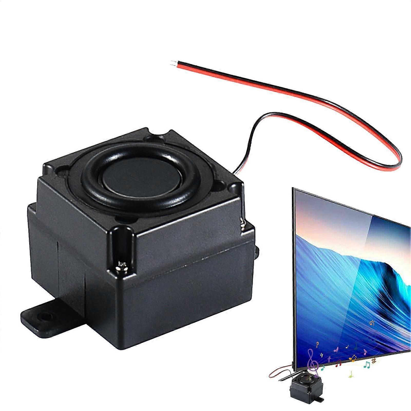 Line Speaker, Bass Shaker, Clear Transducer, Tiny Pocket Speaker, Tactile Converter, Subwoofer, Electronic and Audio Device for Year, Birthday