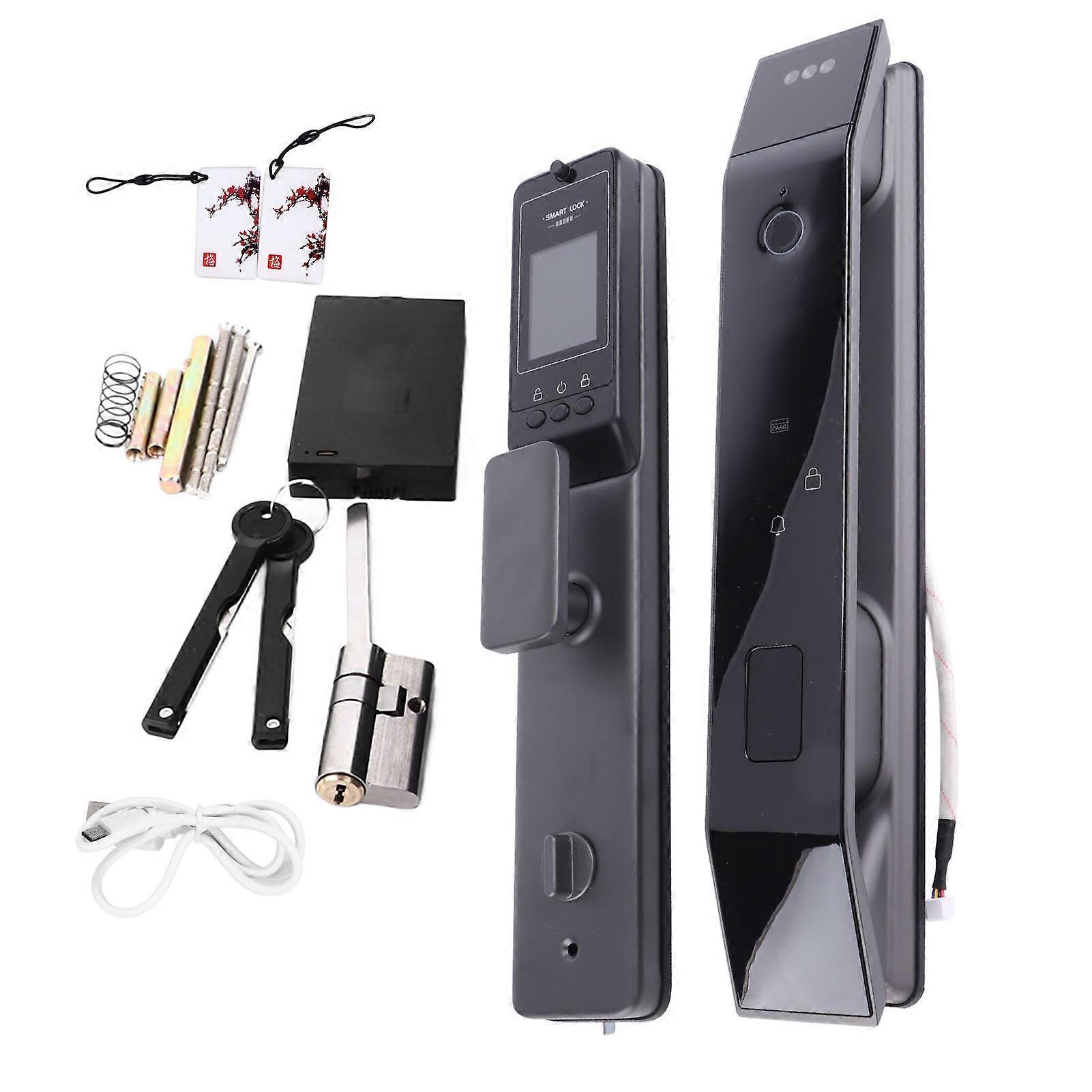 Electronic Door Lock 3D Face Recognition Fingerprint Password Keyless Entry Lock for Home Hotel Apartment