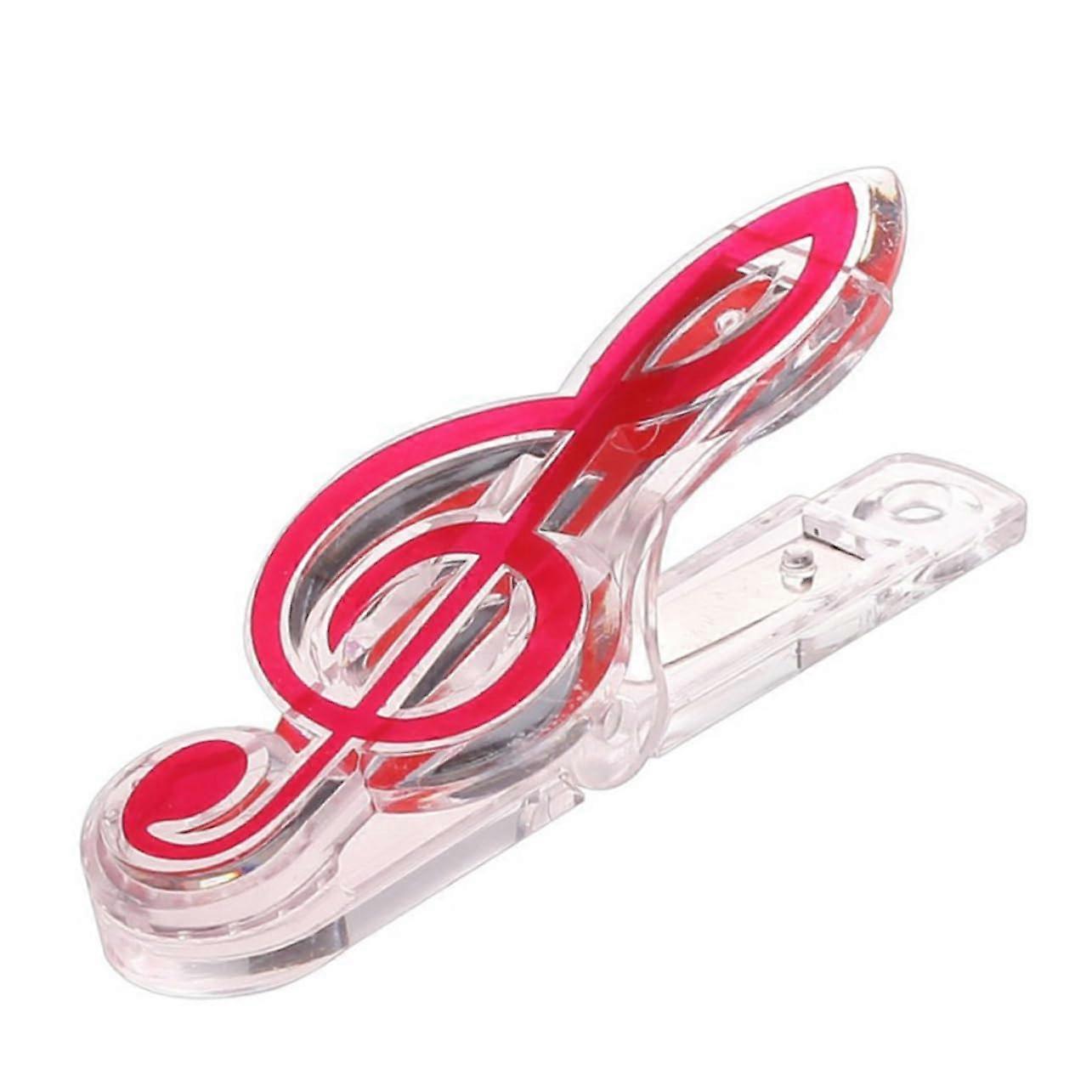 10 Pieces Music Note Clips for Piano Scores and Music Books, Durable Material