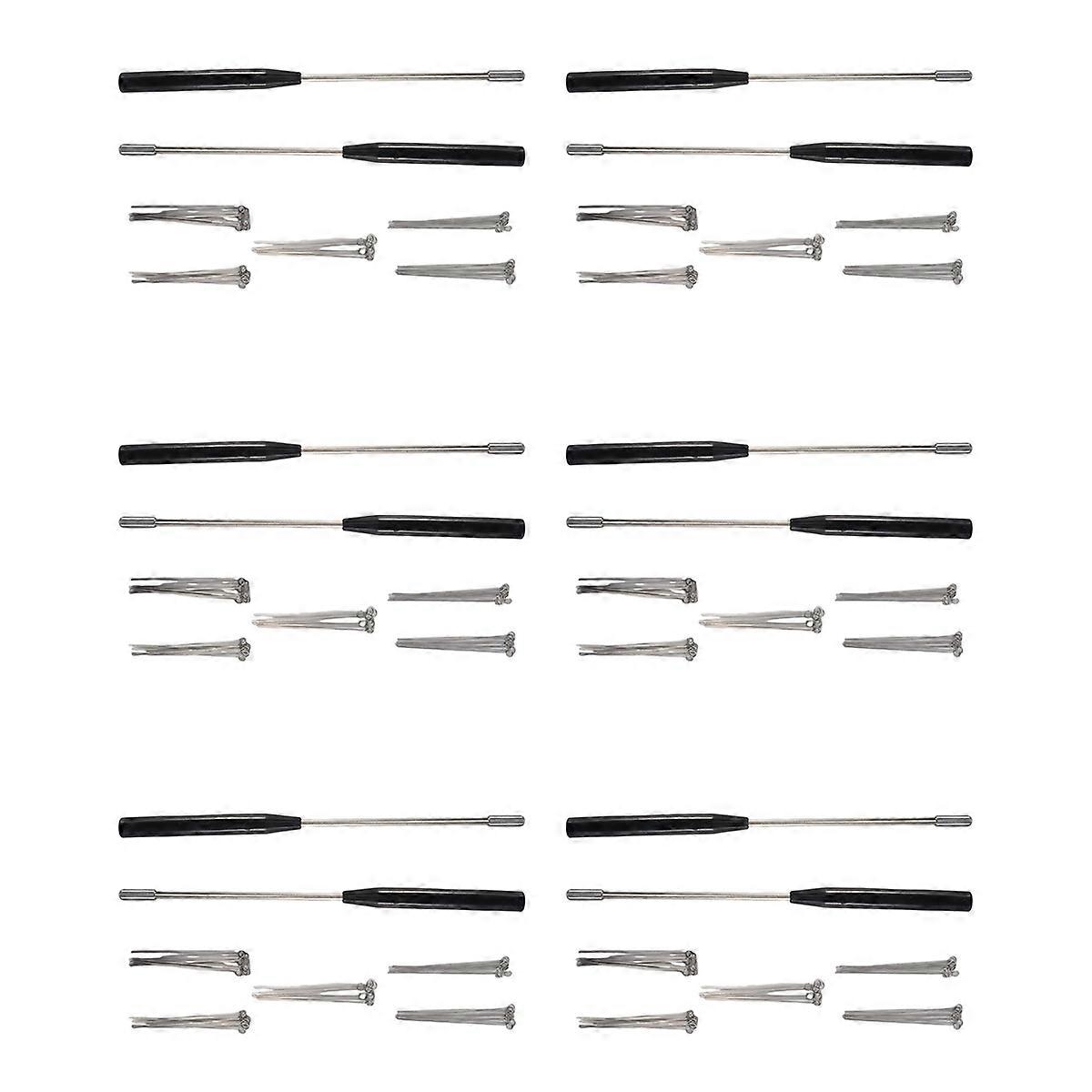 2PCS Inoculating Holders with 50Pcs 10UL Needle Tips Inoculation Loop