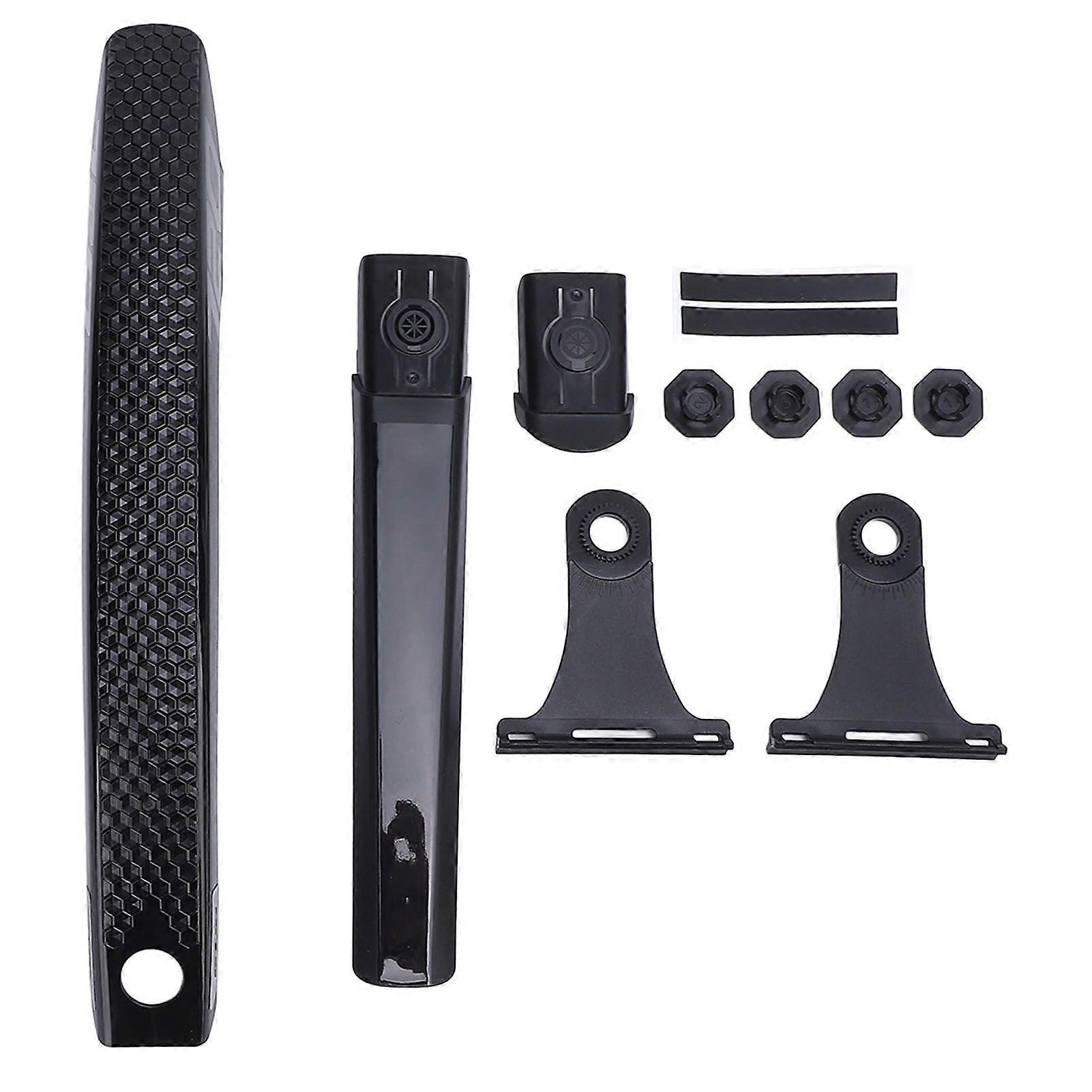 Cycle Mudguard PC Nylon Adjustable Quick Release Front and Rear Universal Cycling Mud Guard for 700C Road CyclesYMQX)