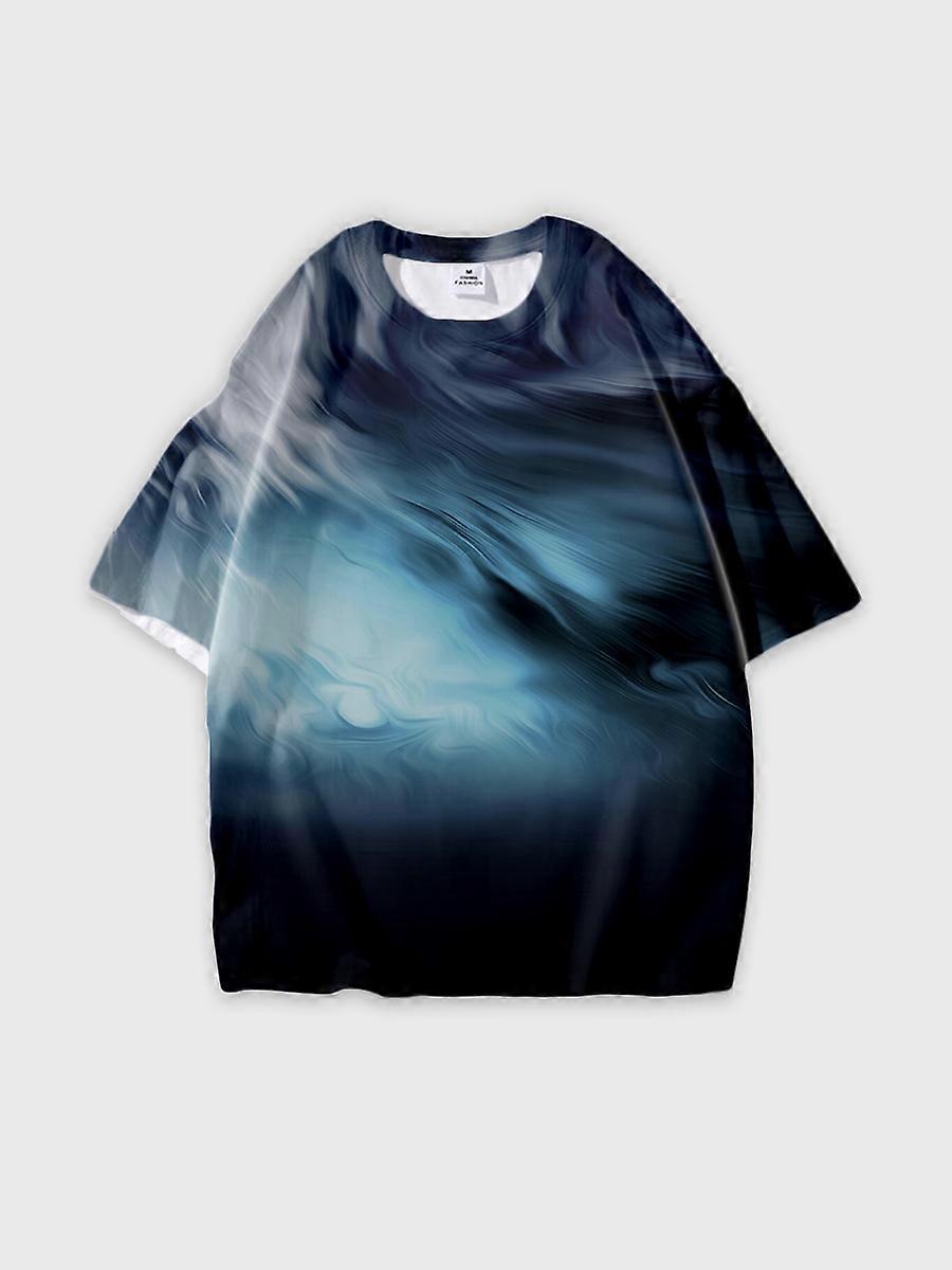 T-shirt round neck Pattern loose short sleeve JW647