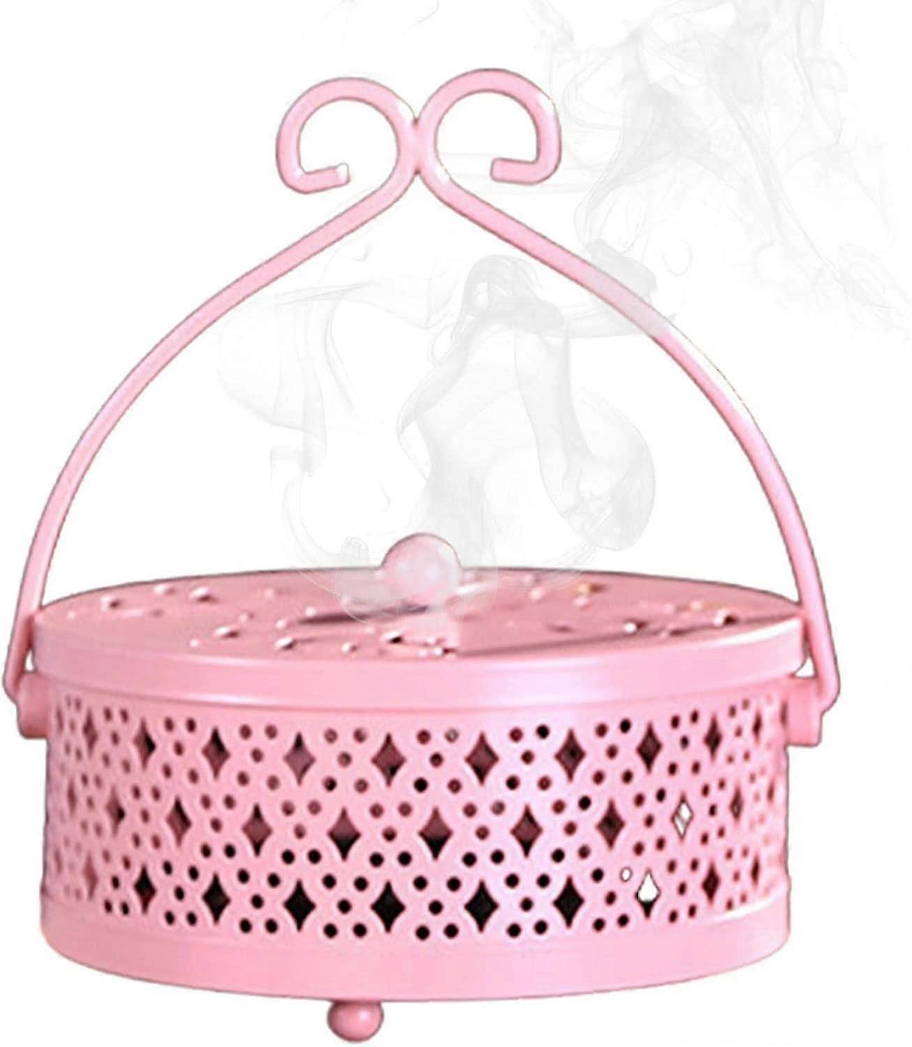 1 قطعة حامل لفائف البعوض ، حامل لفائف الحديد القديم حامل لفائف البعوض حامل لفائف حامل البخور المعدني مع مقبض 0619