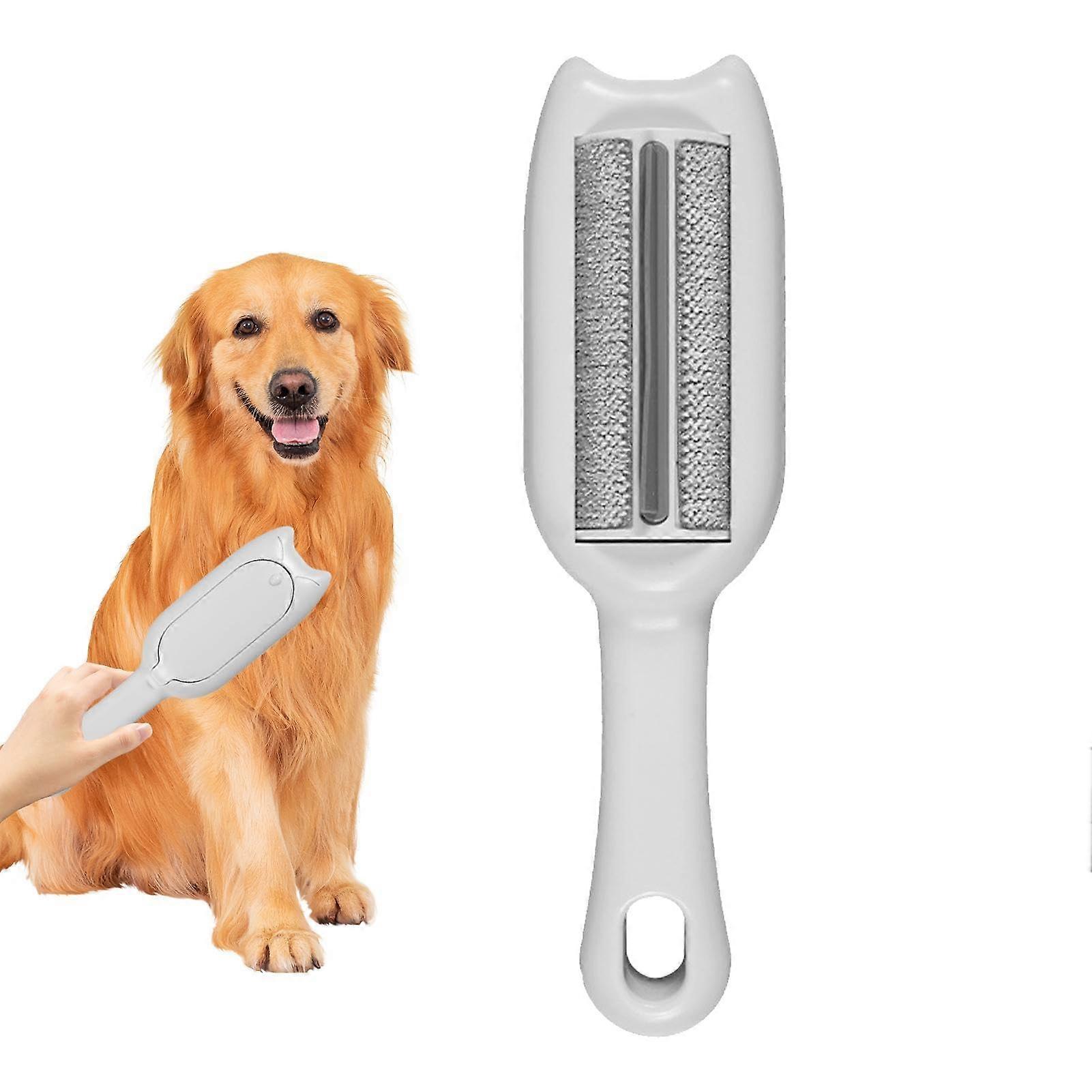 Pet Hair Roller Extra Sticky Lint Roller with Ergonomic Handle for Cat and Dog Hair Removal from Clothes Furniture and Cars White