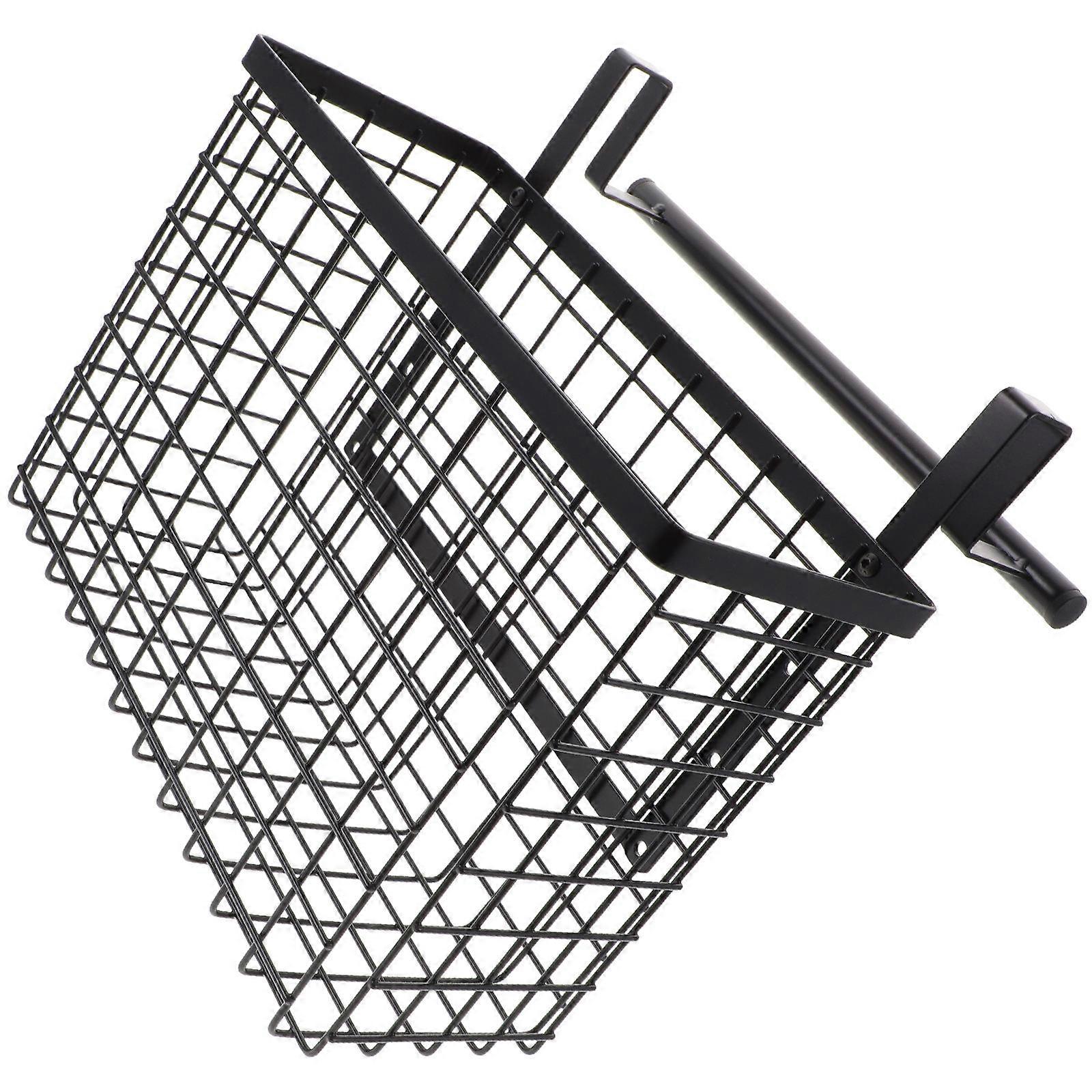 Hanging Vegetable Basket Metal Wire Cabinet Hanging Organizer Rustproof Rectangular 28X12X28CM 1Pack