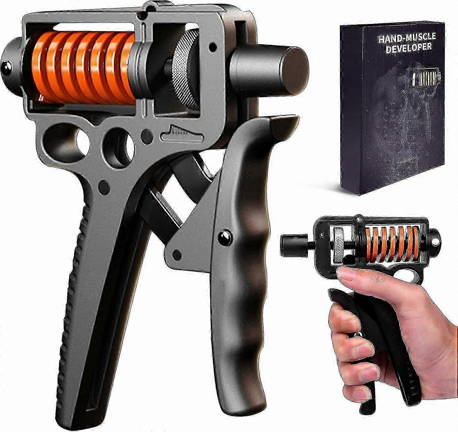 Adjustable Grip Strength Hand Exerciser for 5-165kg, Professional Finger Strength Training Tool for Enhanced Power and Recovery