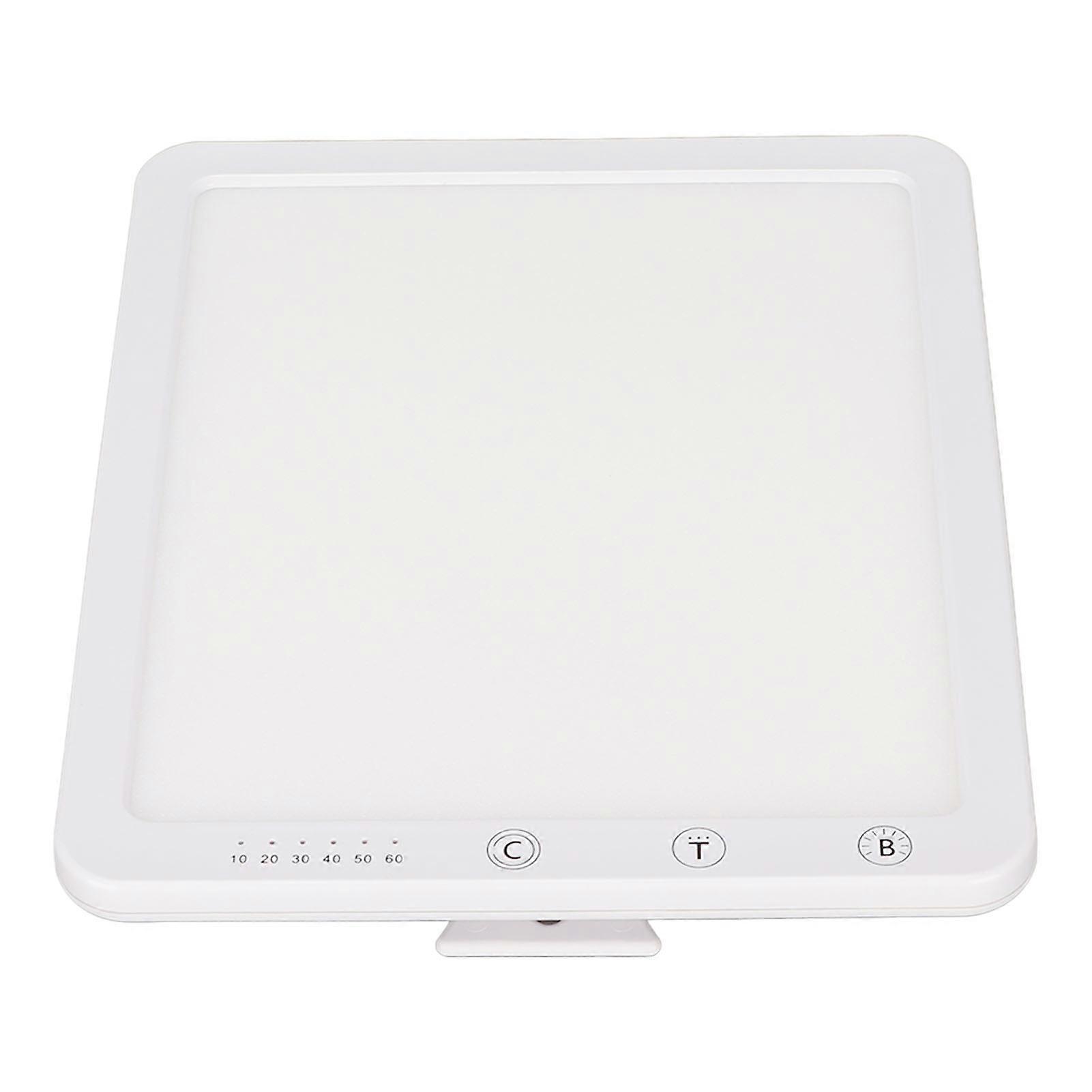 SAD Light Therapy Lamp 10000Lx 3 Color Temperatures Timing Improve Mood Therapy Lamp 110‑240VUS Plug
