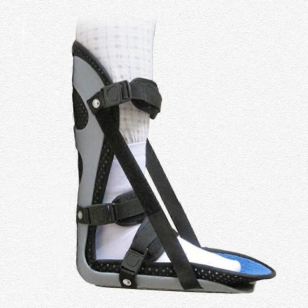 Ankle Brace Foot Bandage Breathable Ankle Support Drop Foot Splint For Sprains, Heel Pain, Fractures With Bracket Size S