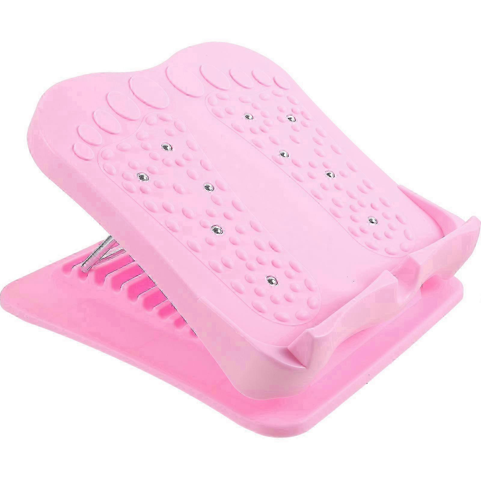 Heavy Duty Fitness Slant Board for Calf Stretching - Durable Pink Incline Board for Enhanced Leg Workouts and Stretching