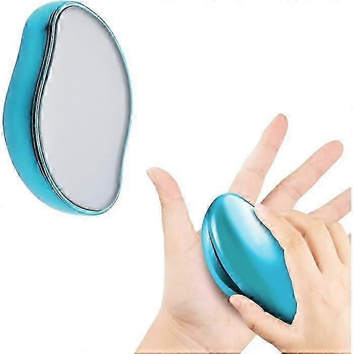 Rubby Nano Epilator voor Vrouwen - Niet scheren, Pijnvrije Ontharing met Exfoliërend Effect - Gladde Huid Kristalblauw Ontwerp