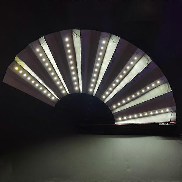 Eye-catching stylish LED fan, low consumption (white)