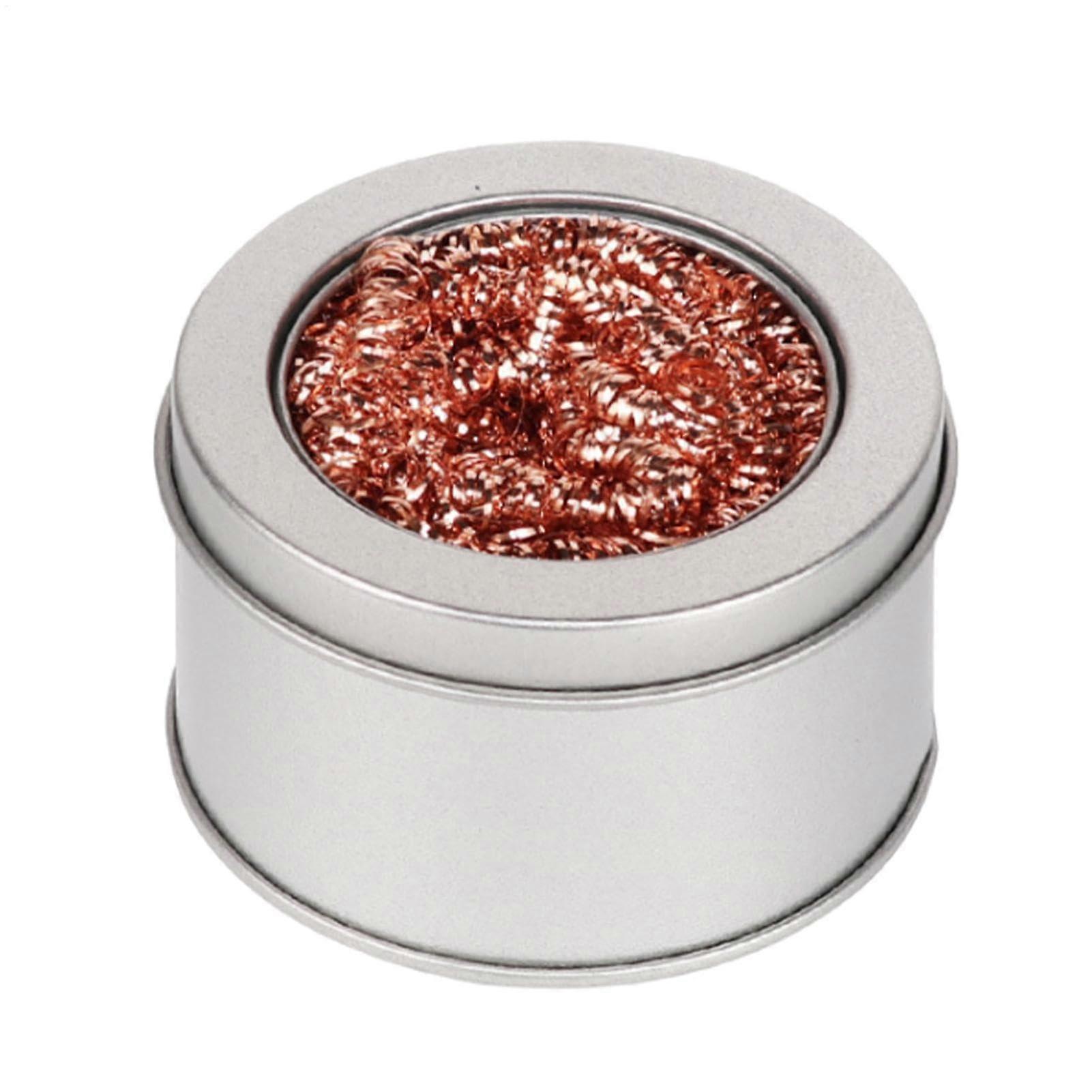 Soldering Iron Cleaner, Stainless Steel Tip Cleaner, Efficient Cleaning Tool, Brass Coil