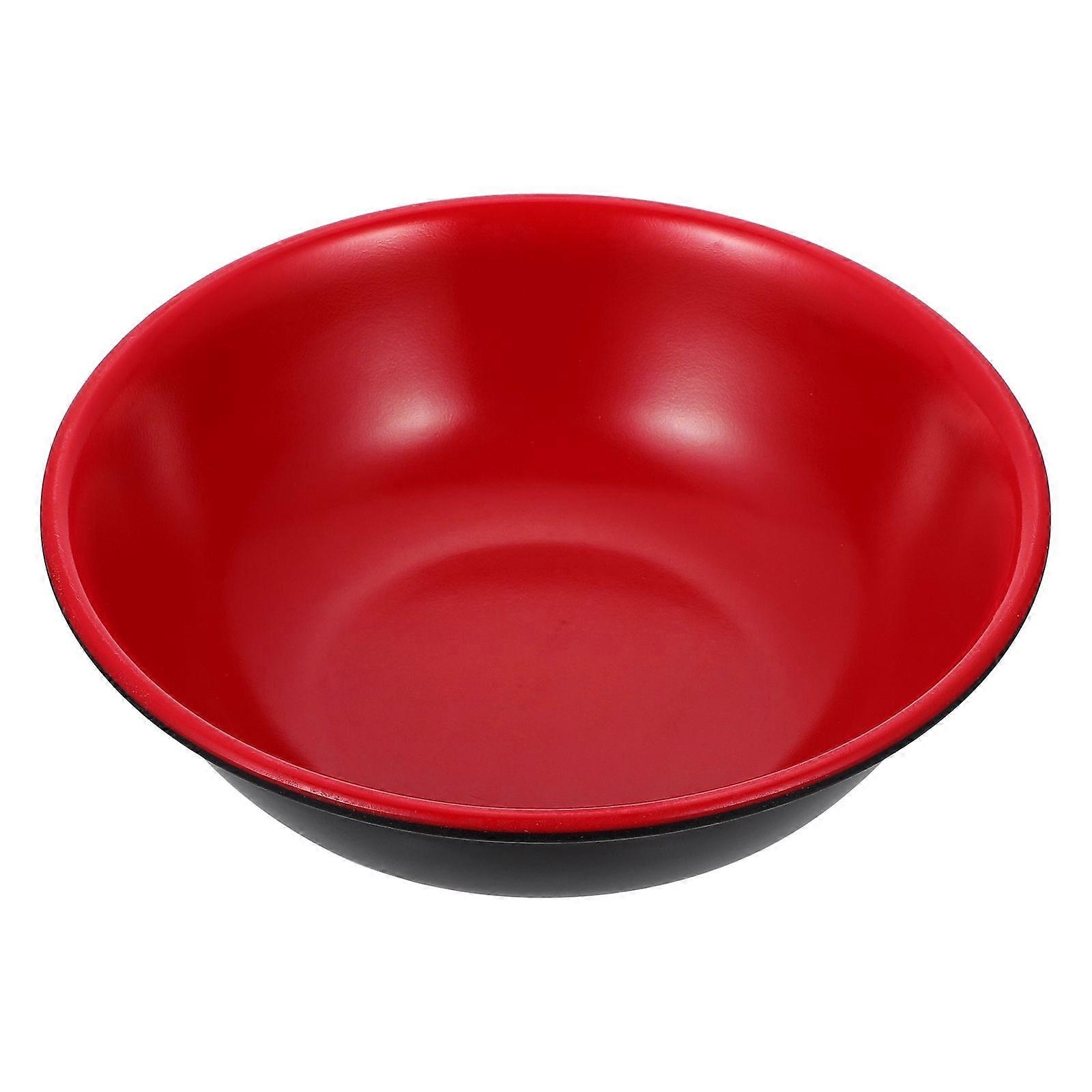 Red Multipurpose Food Bowl Made of Melamine for Kitchen Use 7.8 Inches