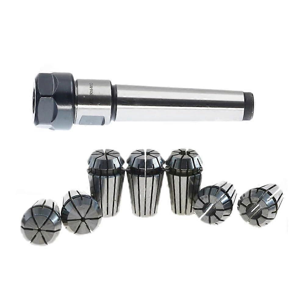 HOT1 set MT2 ER20 M10 MTB2 collet chuck Morse taper 2 tool holder 7 pieces spring collet CNC milling extension bar
