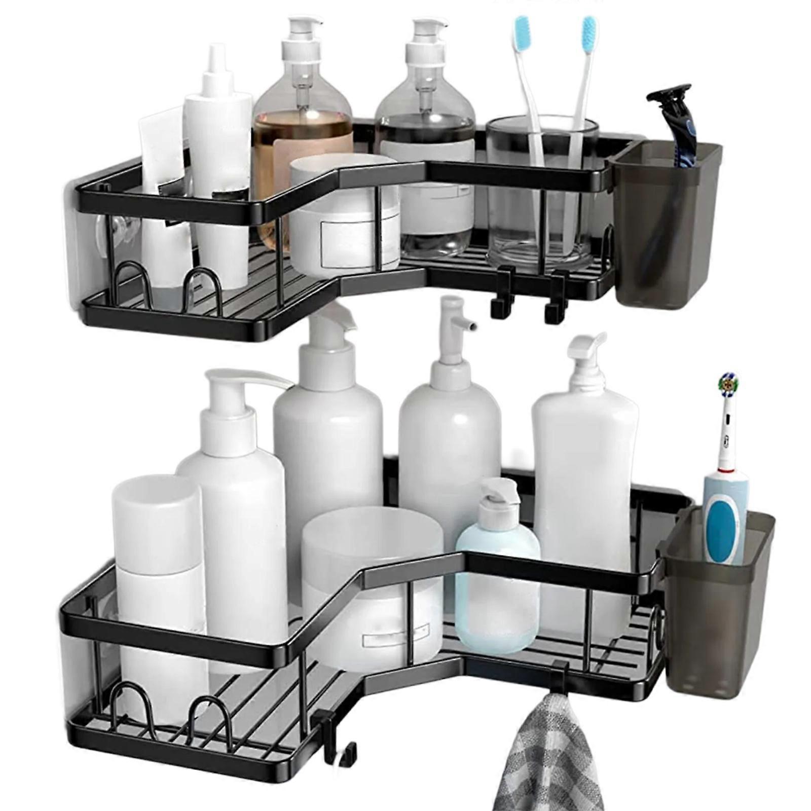 Bathroom & Kitchen Storage Rack Efficient & Functional Shower Shelf Practical & Functional Shower Shelf for Bathroom Multicolor