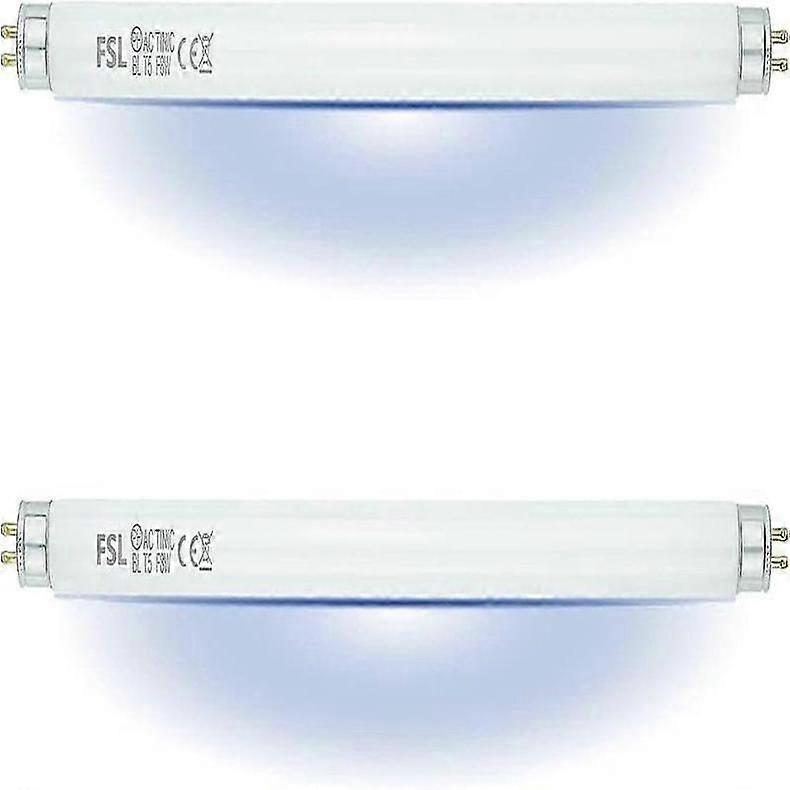 FSL BL T8 F15W Fly Killer Replacement Bulbs 2 Pack 17in UV Tubes for 15W 30W Bug Zapper
