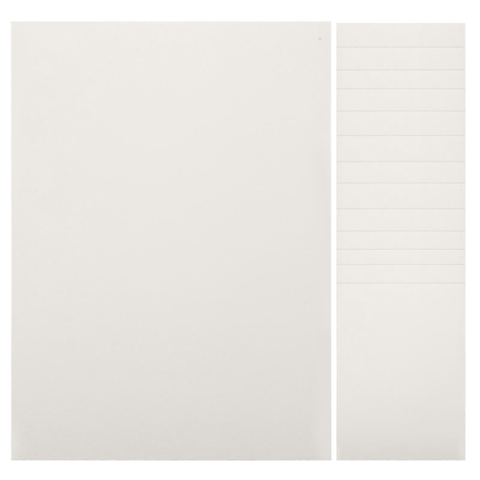 White Water Soluble Sketch Paper for Daily Use with Fine Texture and Compact Size 25 Sheets