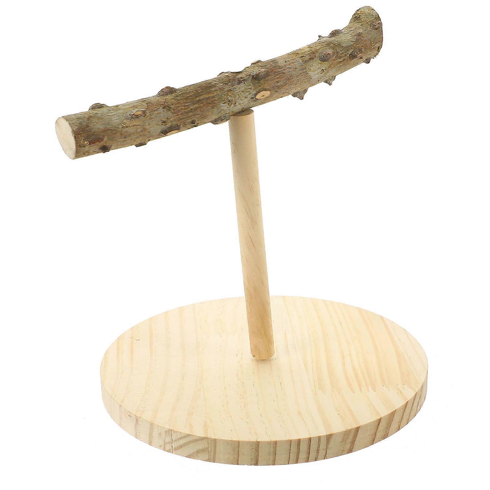 Parrot Stand Playground Round Base For Small Pets 7.9X7.7X7.5In Bird Training 1 Set