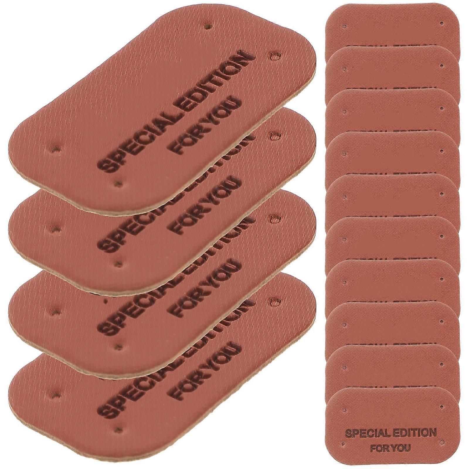 100pcs Handmade Labels Crochet Tags Knit Accessories with Holes for DIY Crafts Projects