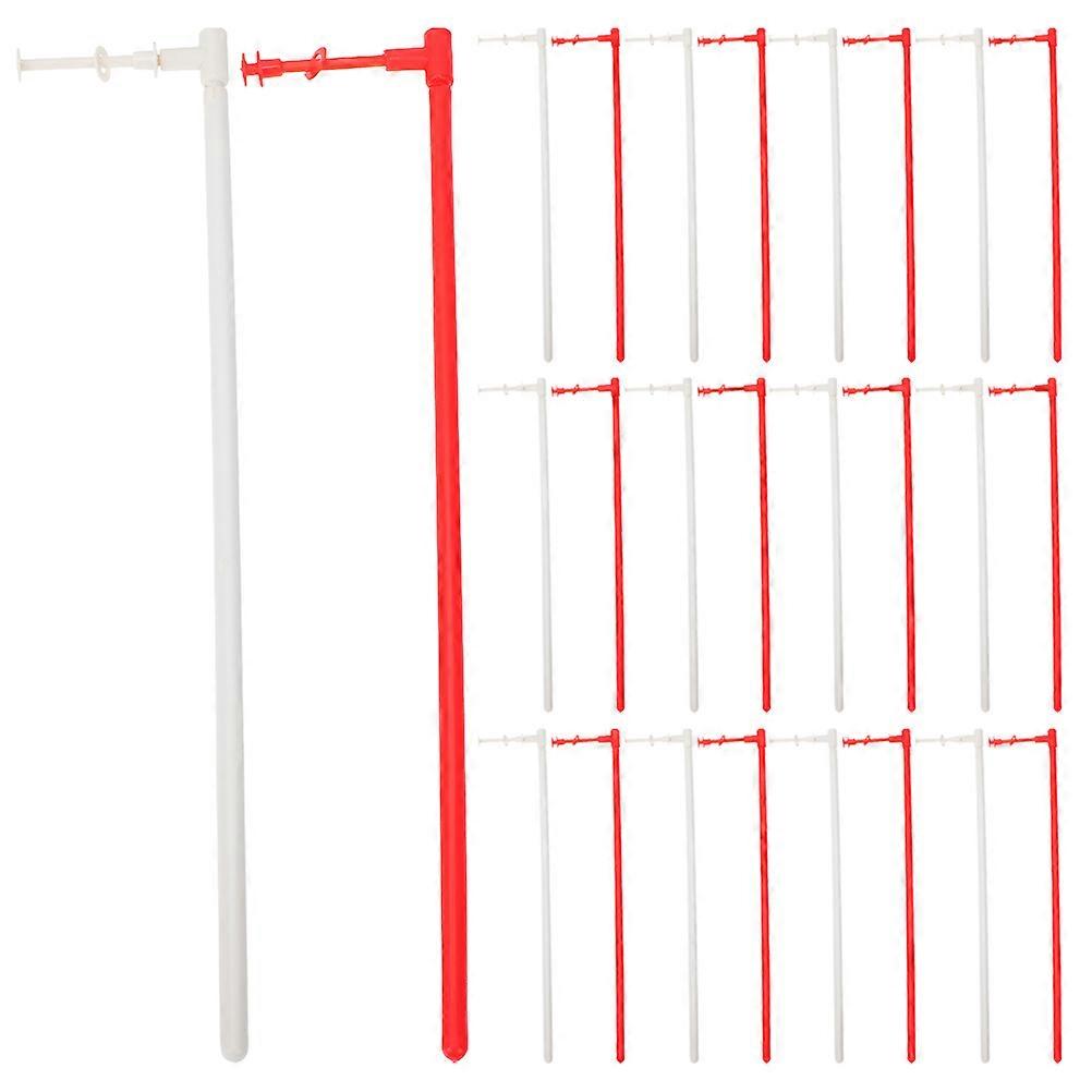 Windmill Stick Set Plastic Windmill Sticks For Children Students Parents Universal Compatibility 28.50X6.00X1.00CM 40Pcs