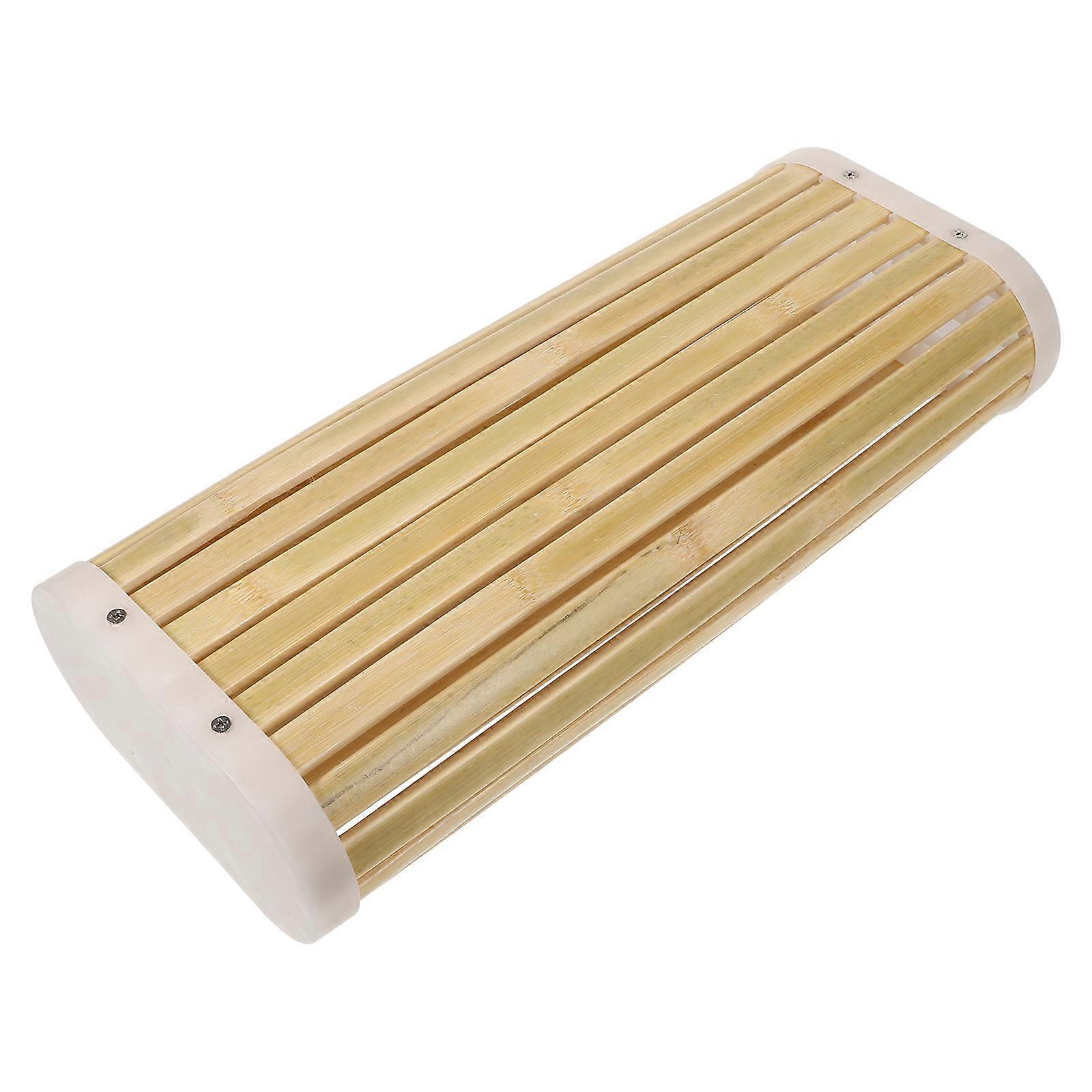 Durable Bamboo Pillow for Home Use Ivory Color Lightweight Soft and Comfortable Cooling Neck Pillow