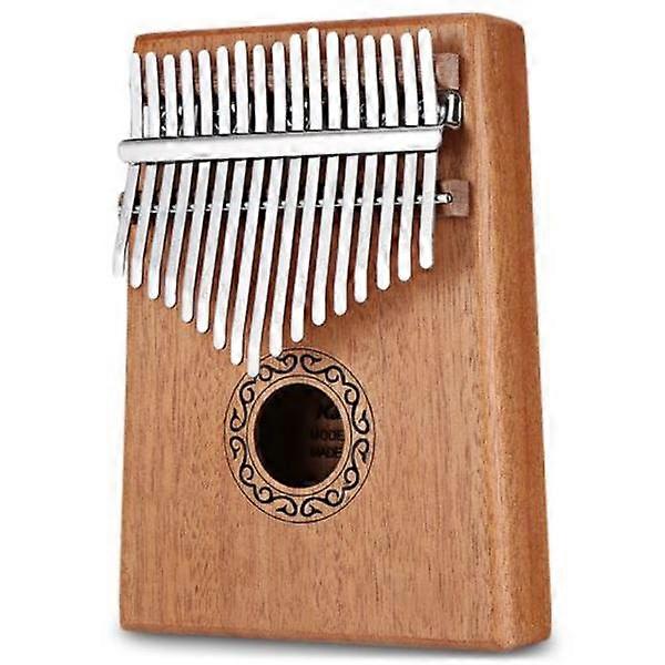 Portable Piano Kalimba with 17 Keys with Tuner and Guide