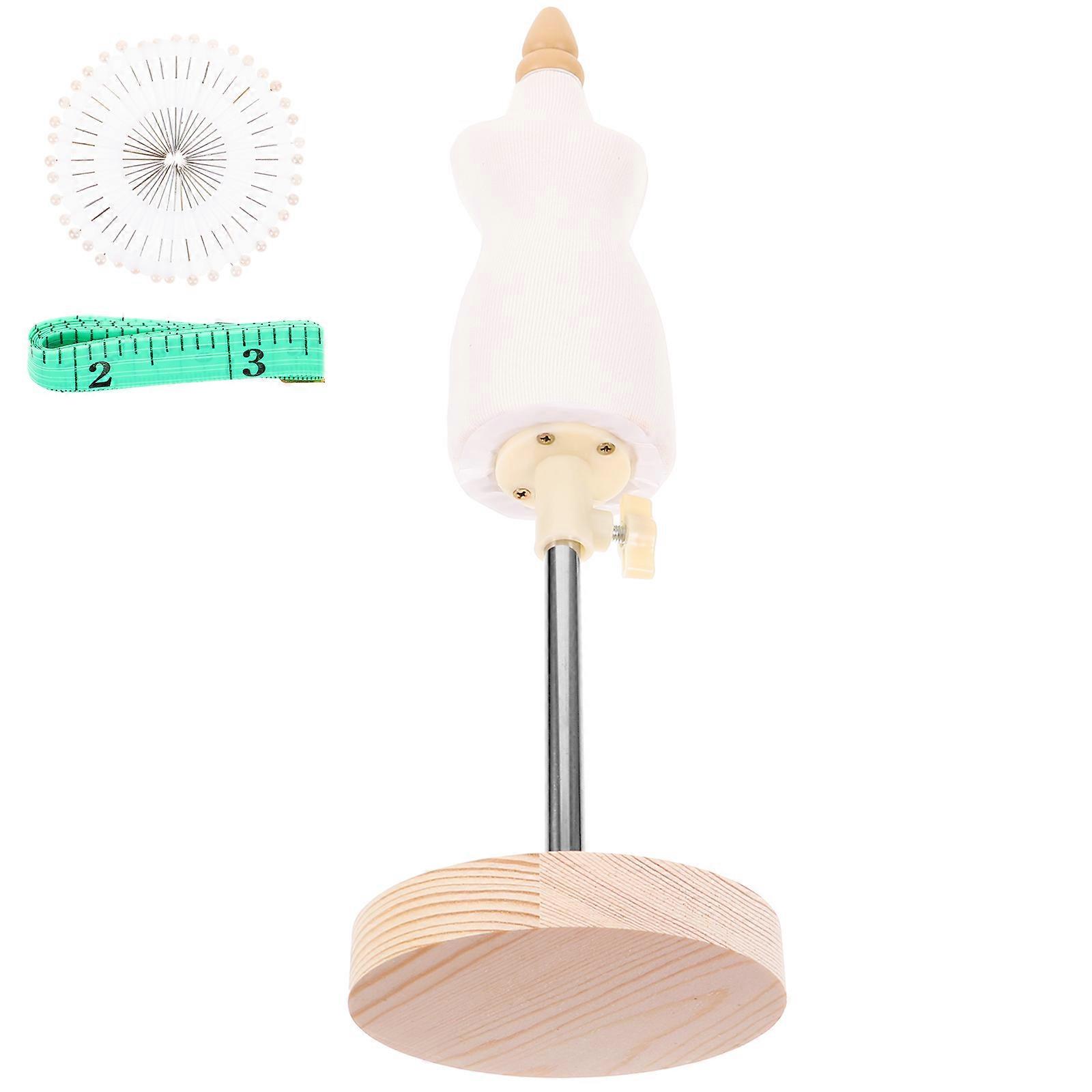 Doll Clothes Display Stand Versatile Mannequin for Clothing Design Home Decoration Sturdy PU Wood Material Smooth Surface Safe Use for Tailoring