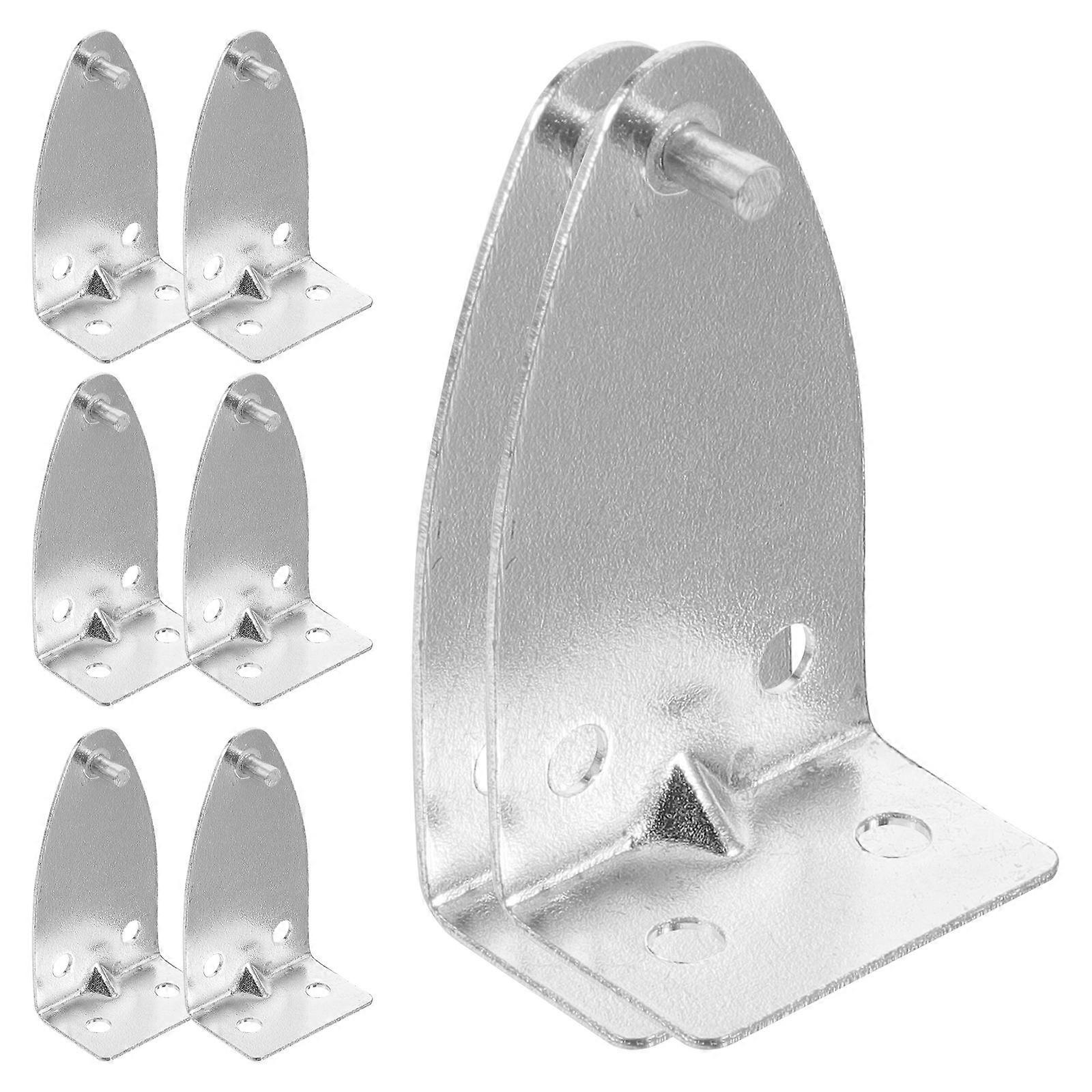 Lightweight Metal Blind Replacement Brackets With Wind Protection Function Ideal For Pet Owners 8Pcs