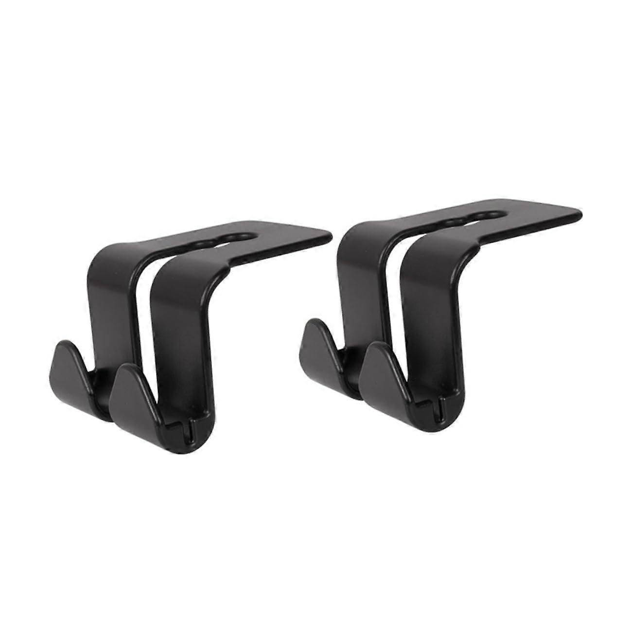 2 Pieces Car Seat Hooks Universal Seat Hooks for Auto Headrest Backseat Hangers for Bags and Wallets Sturdy and Durable
