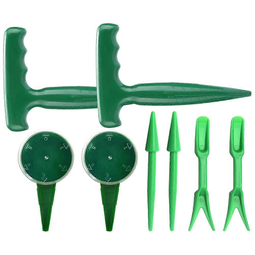 Sowing Seeder Tool Sowing Spreader Home Users Aerating Digging Plastic 6.9×4.3×1.1In 8Pcs