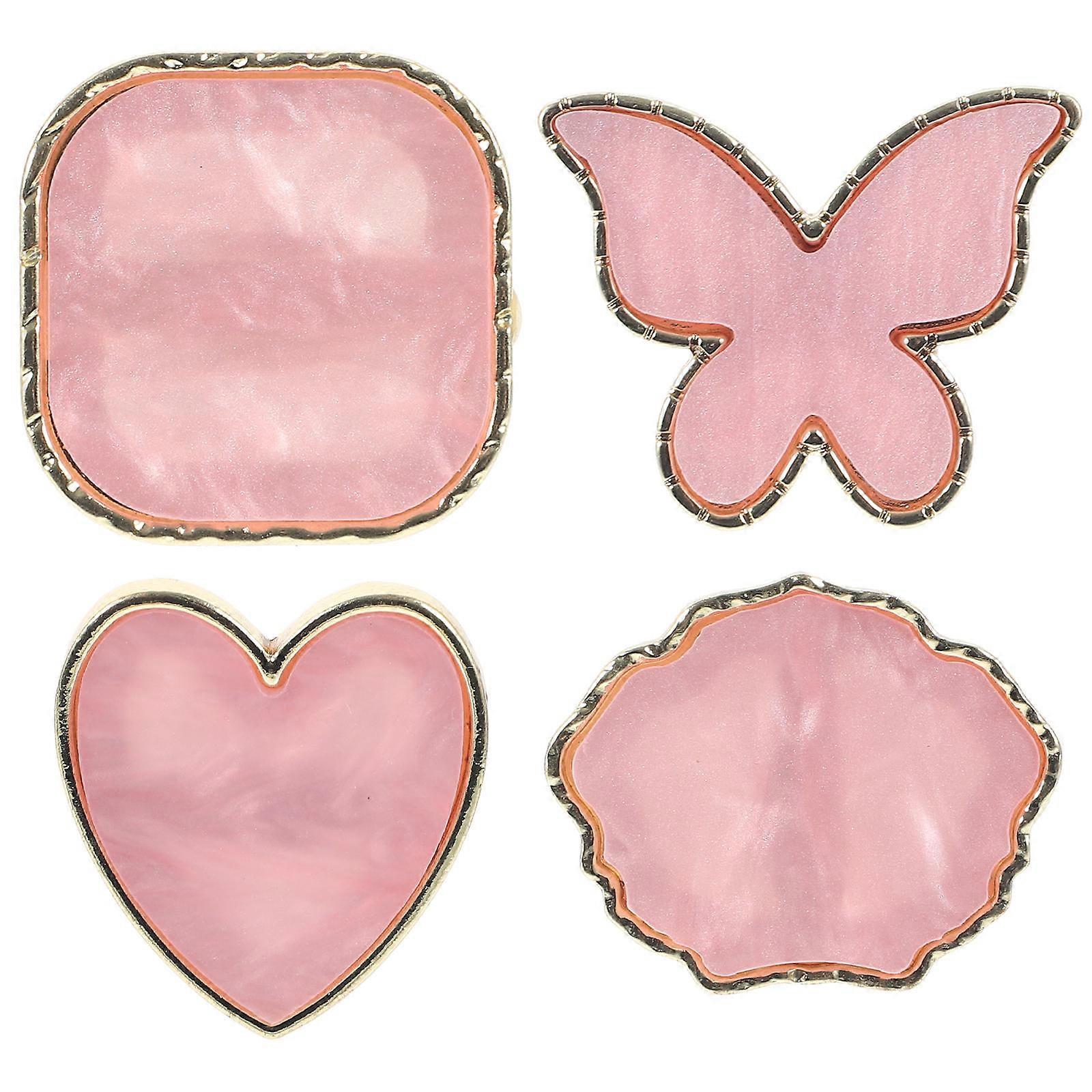 Butterfly Shape Nail Color Mixing 4Pcs Ideal For Nail And Home Use Providing A Smooth Surface For Easy Application