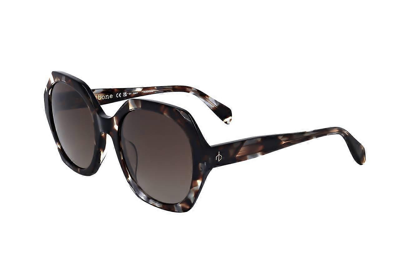 Sunglasses Rag & Bone RNB1078/S E26 BEIGE GREY HAVANA 55/21/140 WOMAN