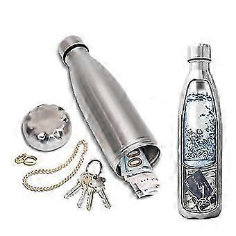 Secret Hidden Safe Steel Water Bottle Safe Money Box Secret Stash Spot Can Hidden Safes Storage Compartment for Cards Keys Cash